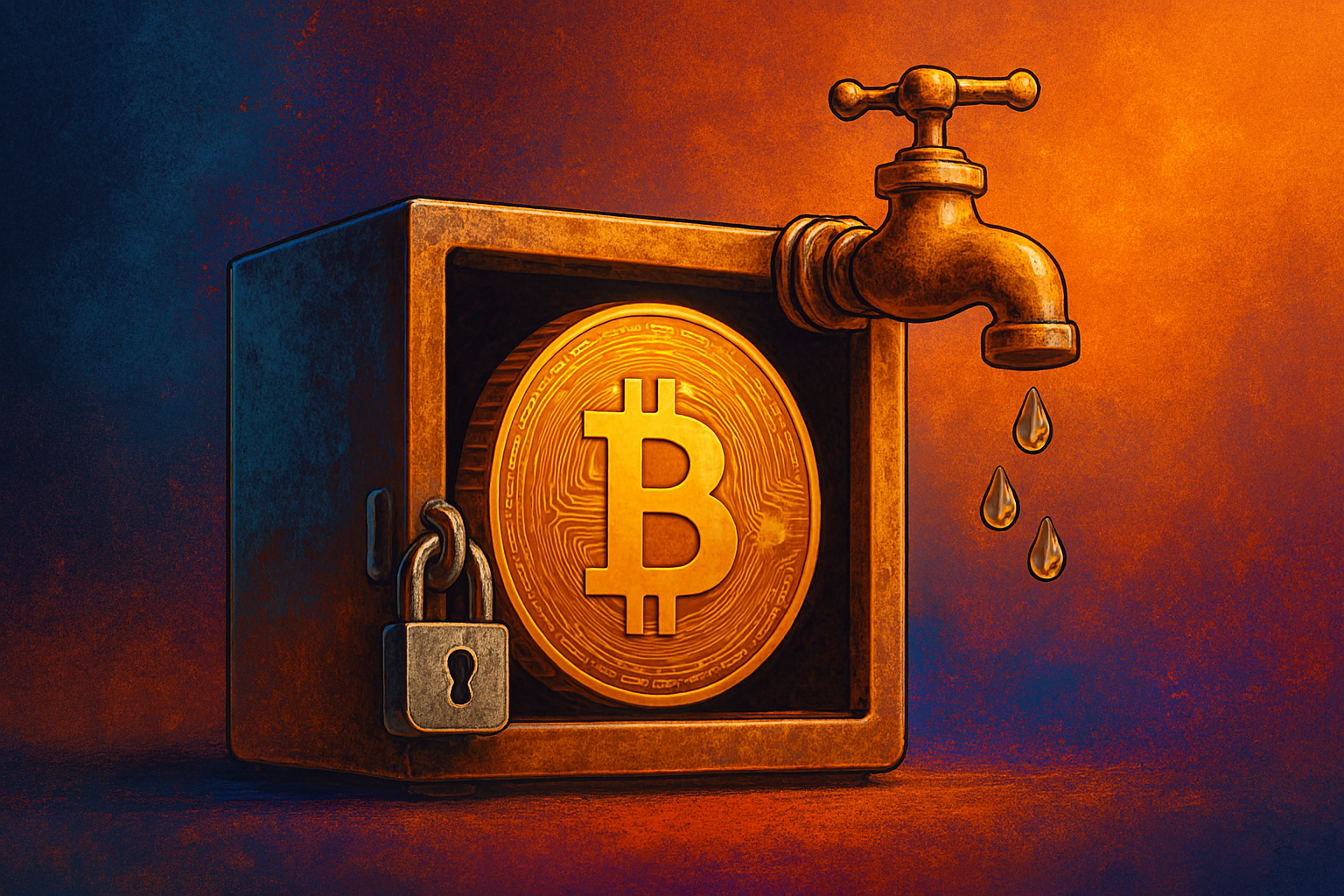 Negative Realized cap BTC