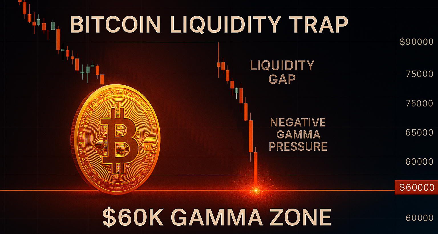 Bitcoin liquidity trap and negative gamma