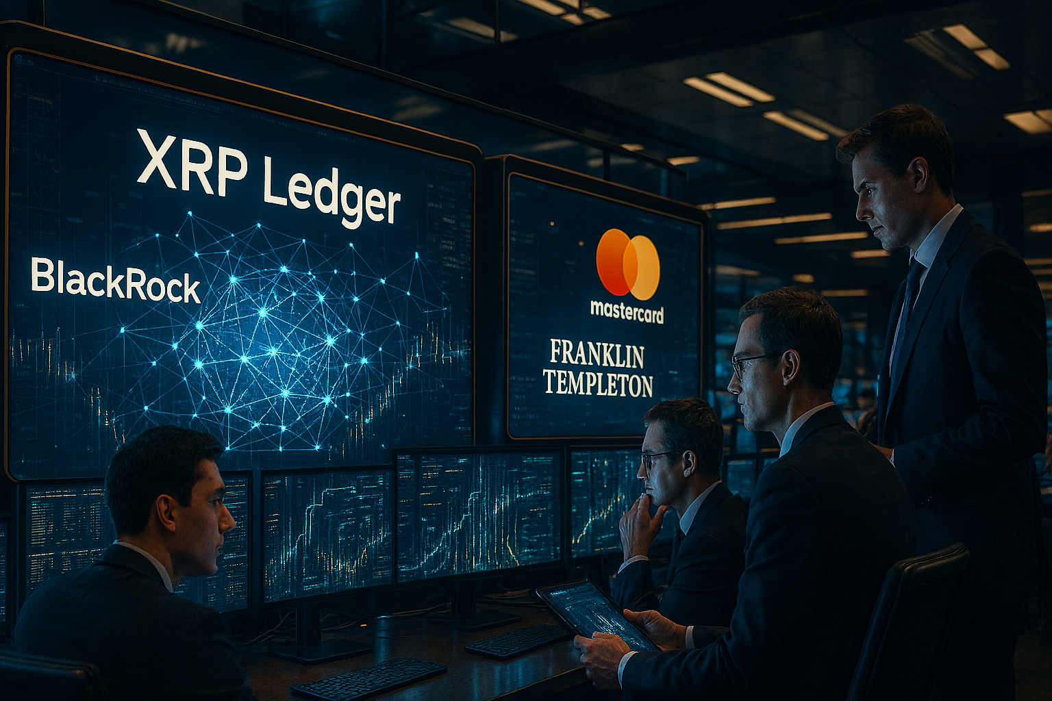 XRP Ledger Blackrock Mastercard Franklin Templeton