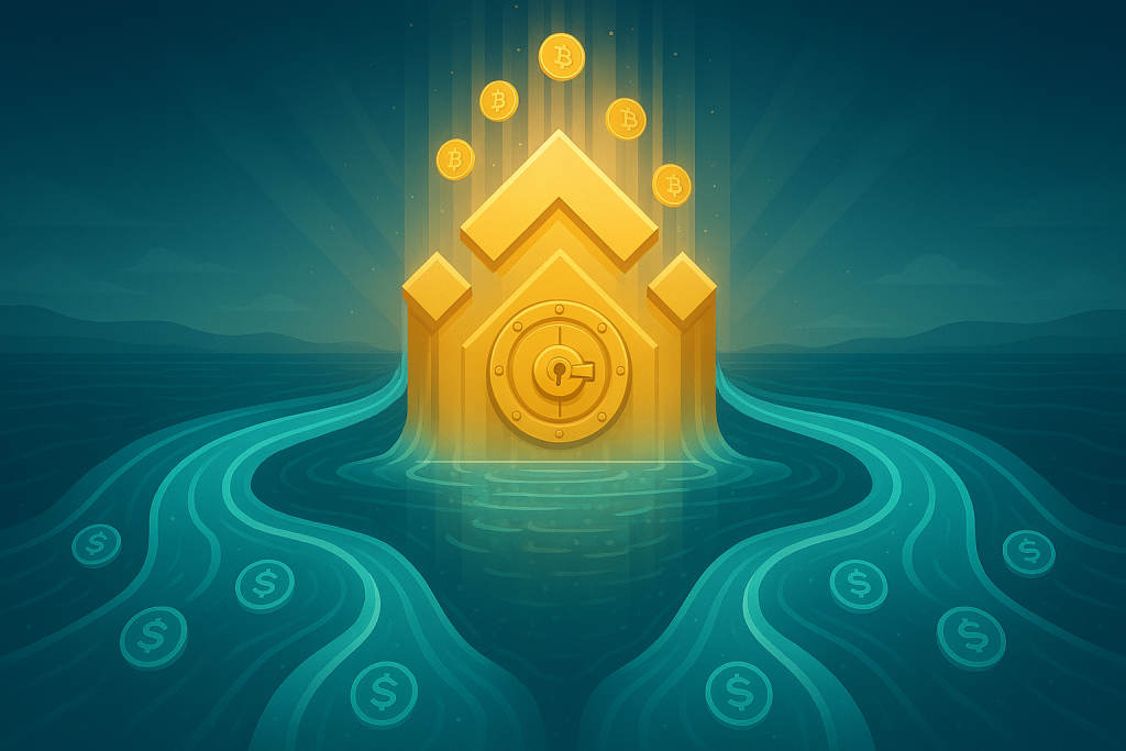 crypto market shifts as Binance attracts stablecoins and whales