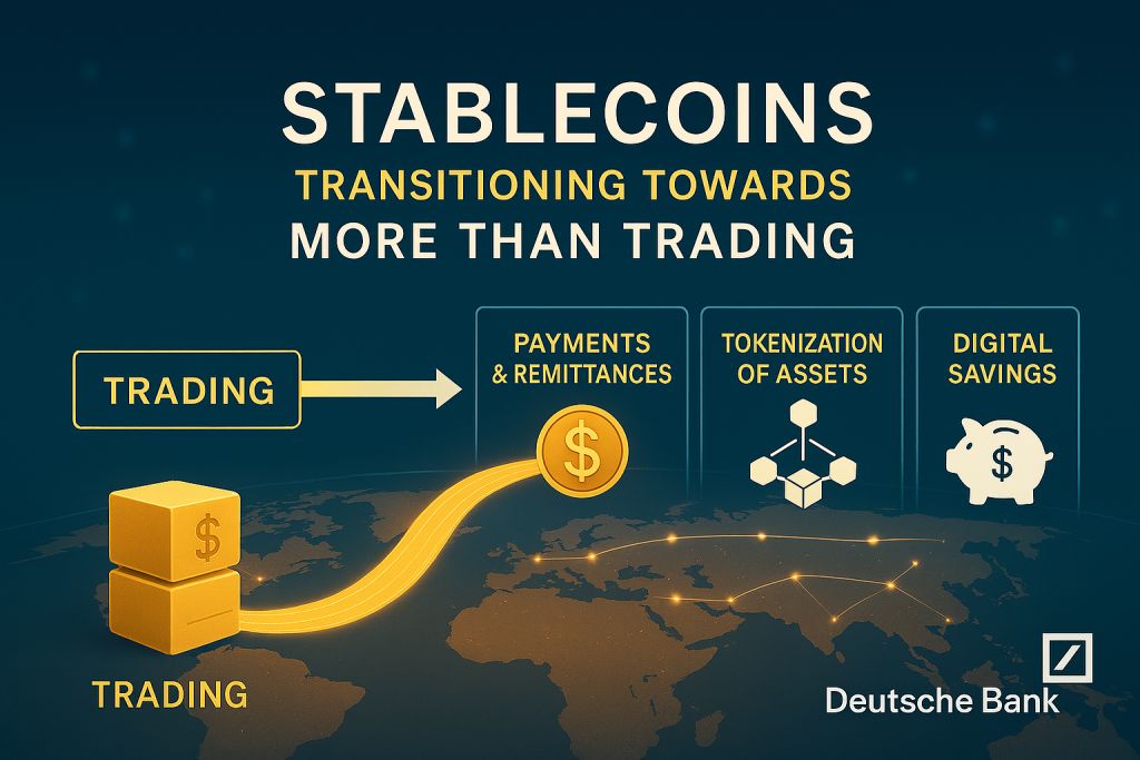 Steblecoins are transitioning towards more than trading
