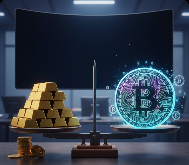 Bitcoin vs gold returns