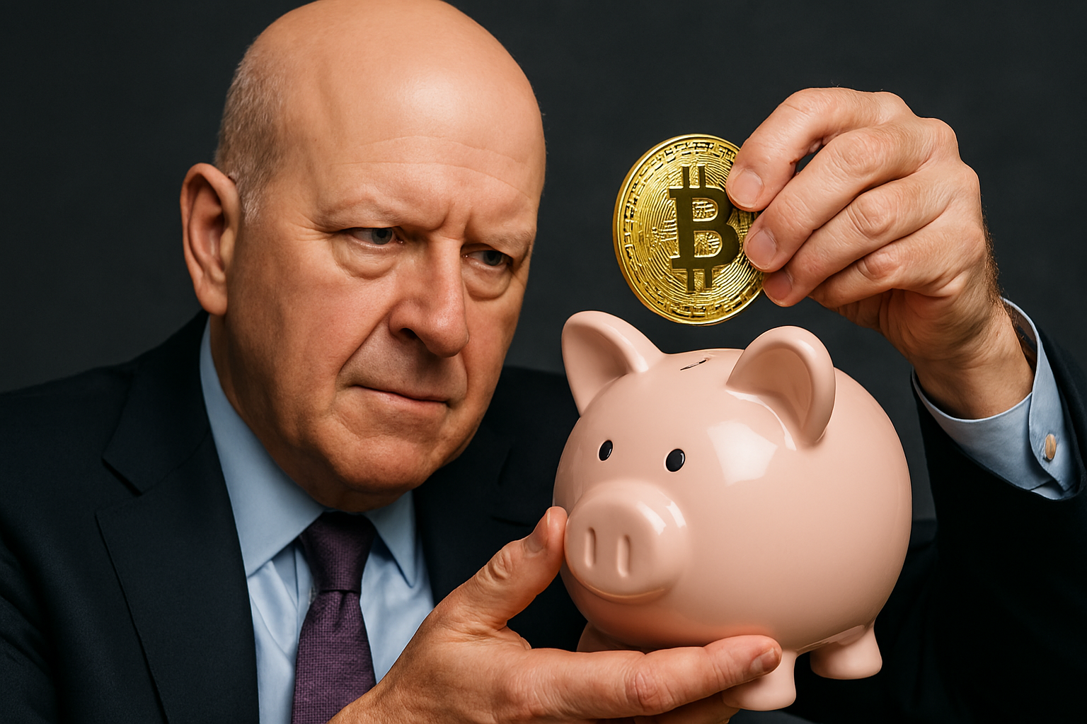 Bank CEO stakes in BTC