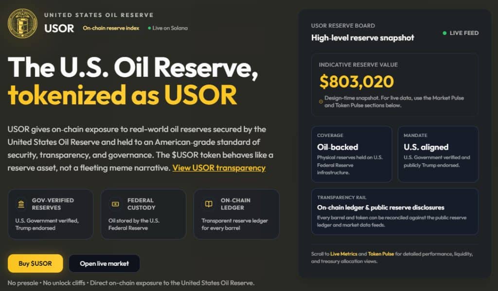 USOR crypto what is it
