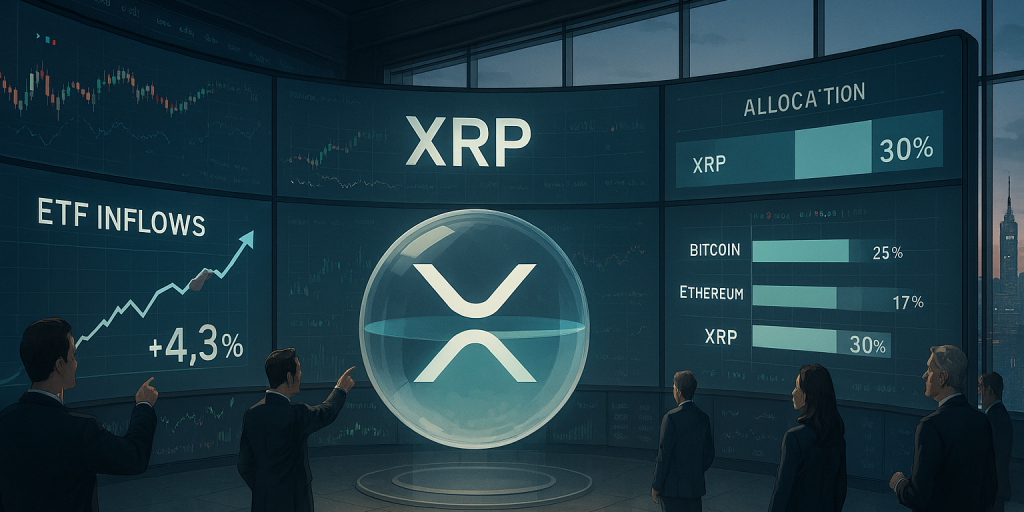 XRP ETF market share and inflows