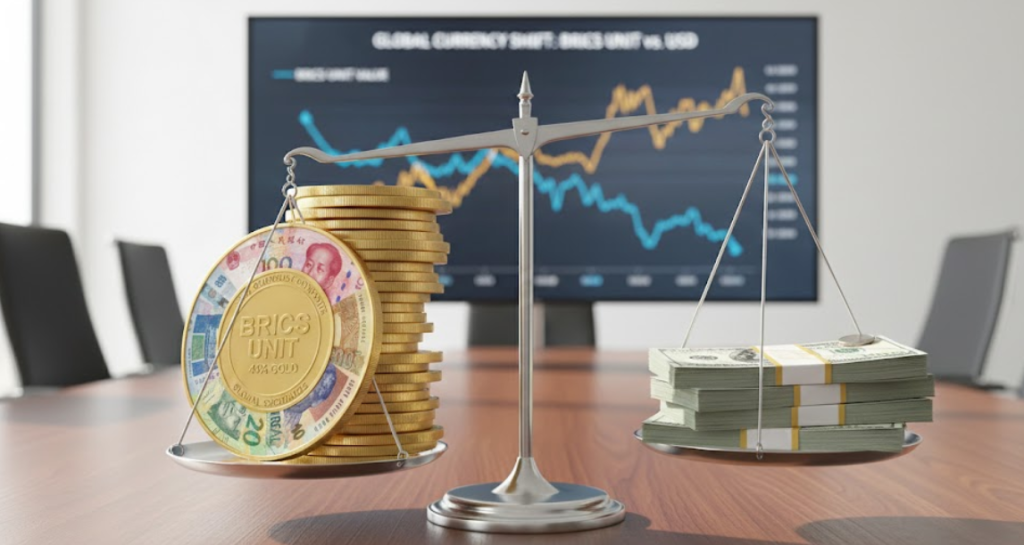 BRICS Unit value vs USD value
