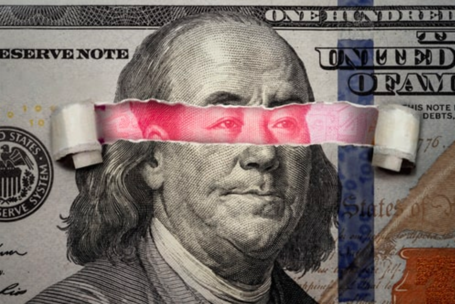 de-dollarization dollar turning to yuan