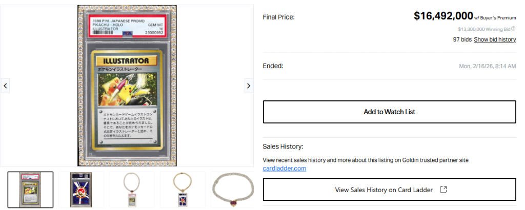 Logan Paul sold World-Record-Holding Pikachu