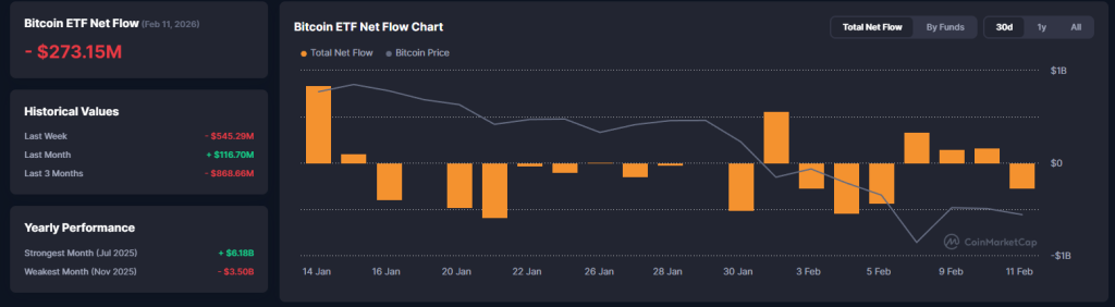 Bitcoin ETF outflows