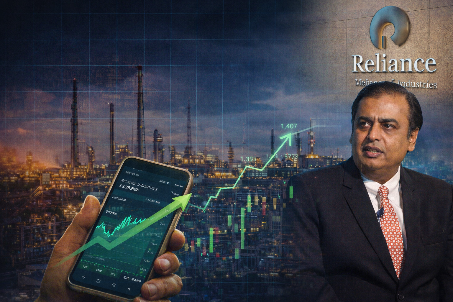 reliance stock gain