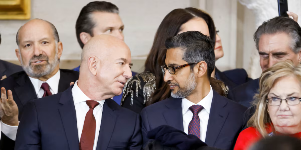 Big Tech energy policy and Trump tech pledge