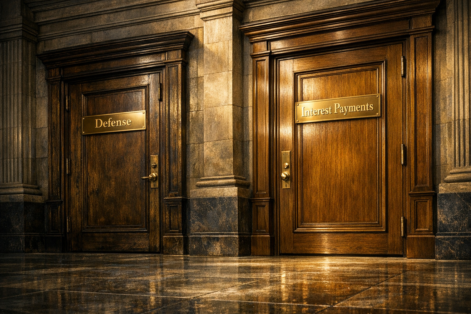 grand federal treasury building interior national debt interest