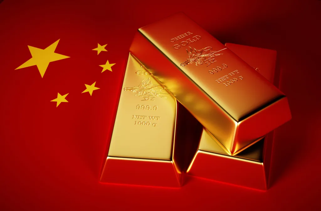 China gold de-dollarization