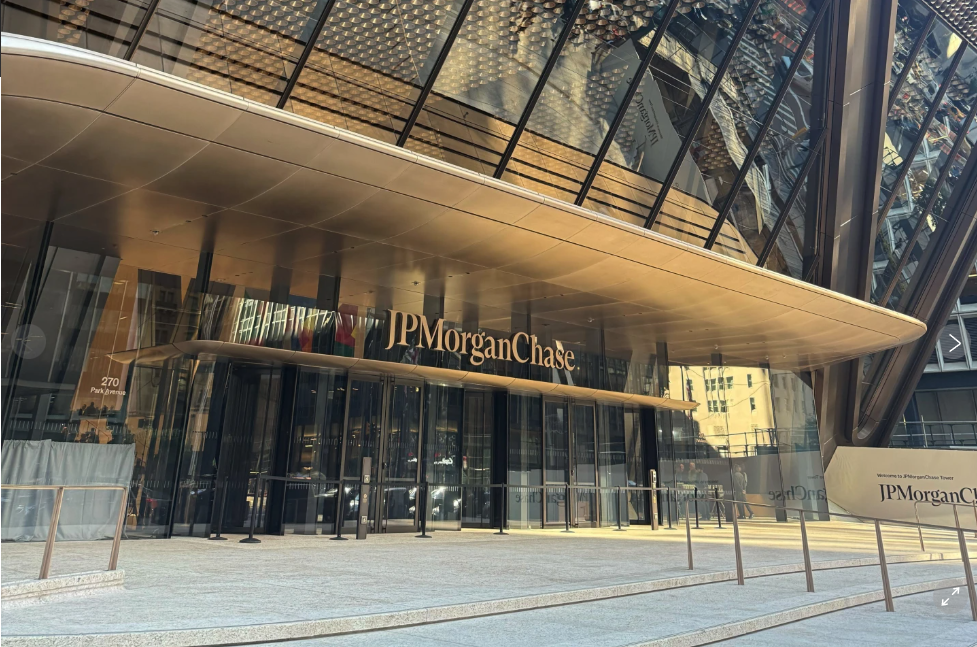 JPMorgan headquarters exterior, Manhattan