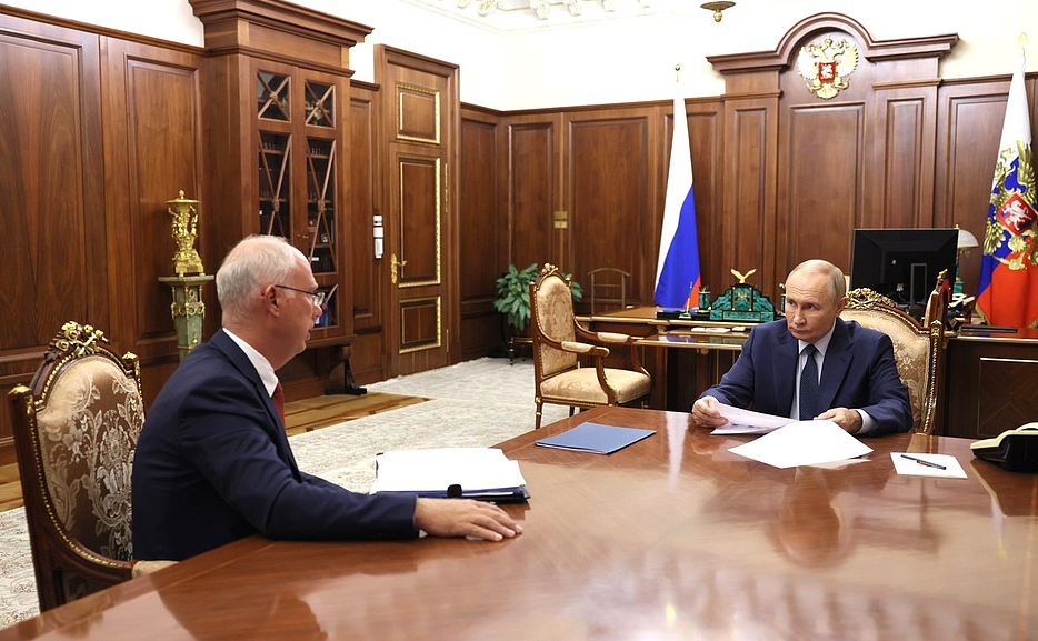 Kirill Dmitriev, Putin's Special Envoy in talks at Kremlin