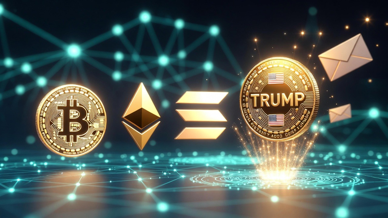 Trump meme coin surge and Bitcoin weekly performance remains stable Ethereum price recovery and Solana market momentum shows Crypto geopolitical resilience
