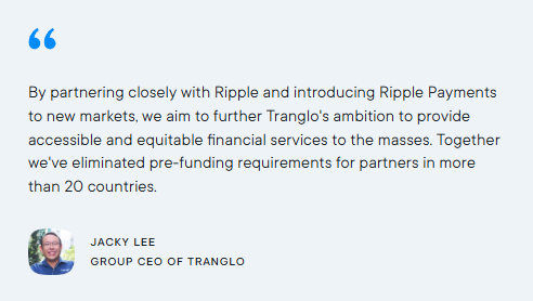 Jacky Lee Tranglo quote card