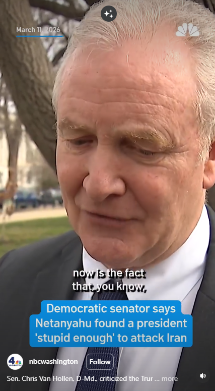 Sen. Chris Van Hollen News Statement - March 11 2026