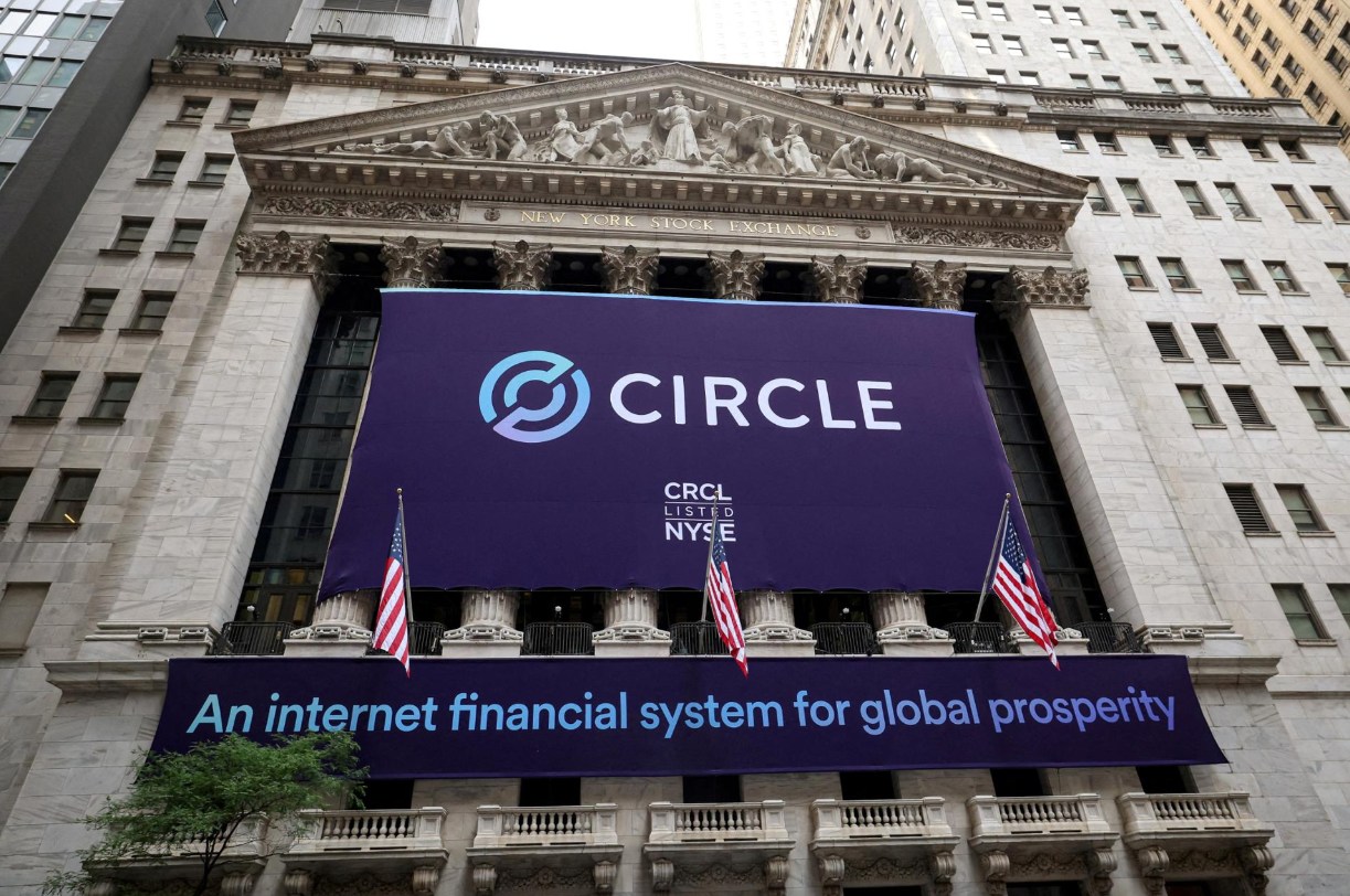 Circle (CRCL) listed on the NYSE, June 5, 2025
