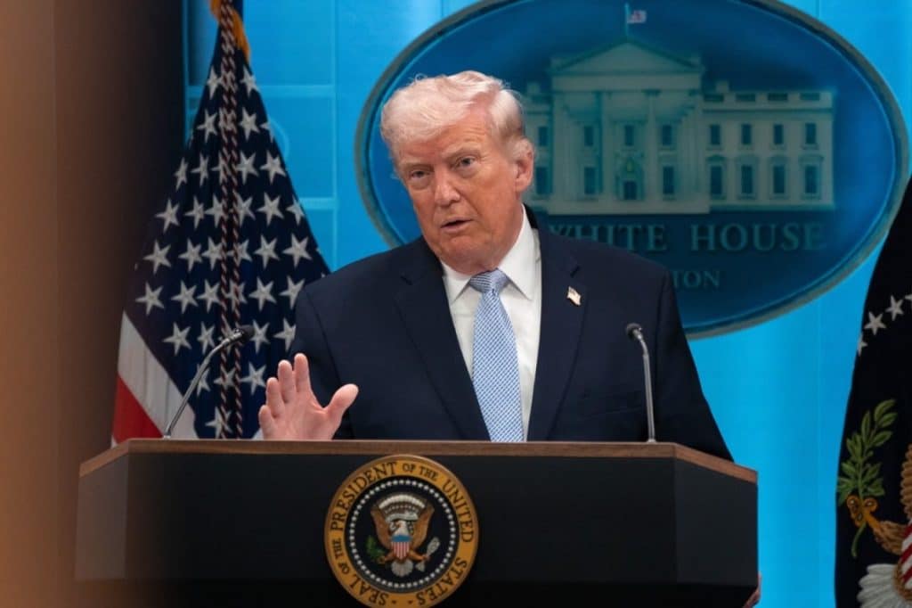 Donald Trump at the White House