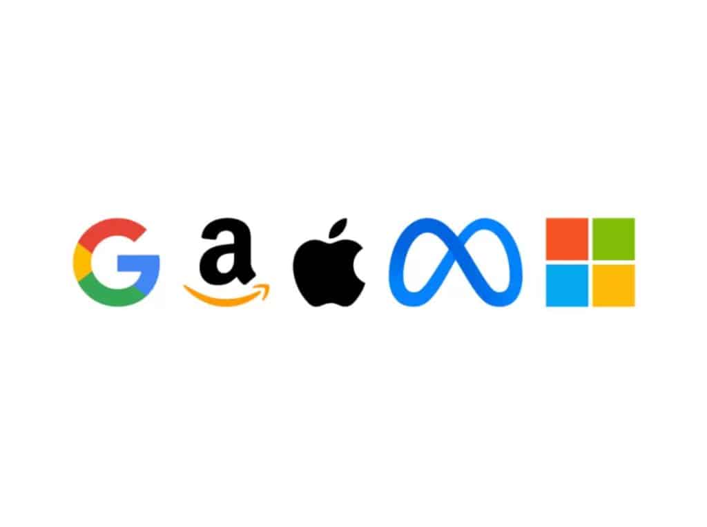 Big Tech company logos