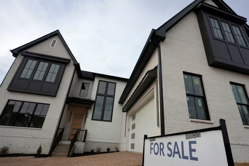 US housing market for sale sign
