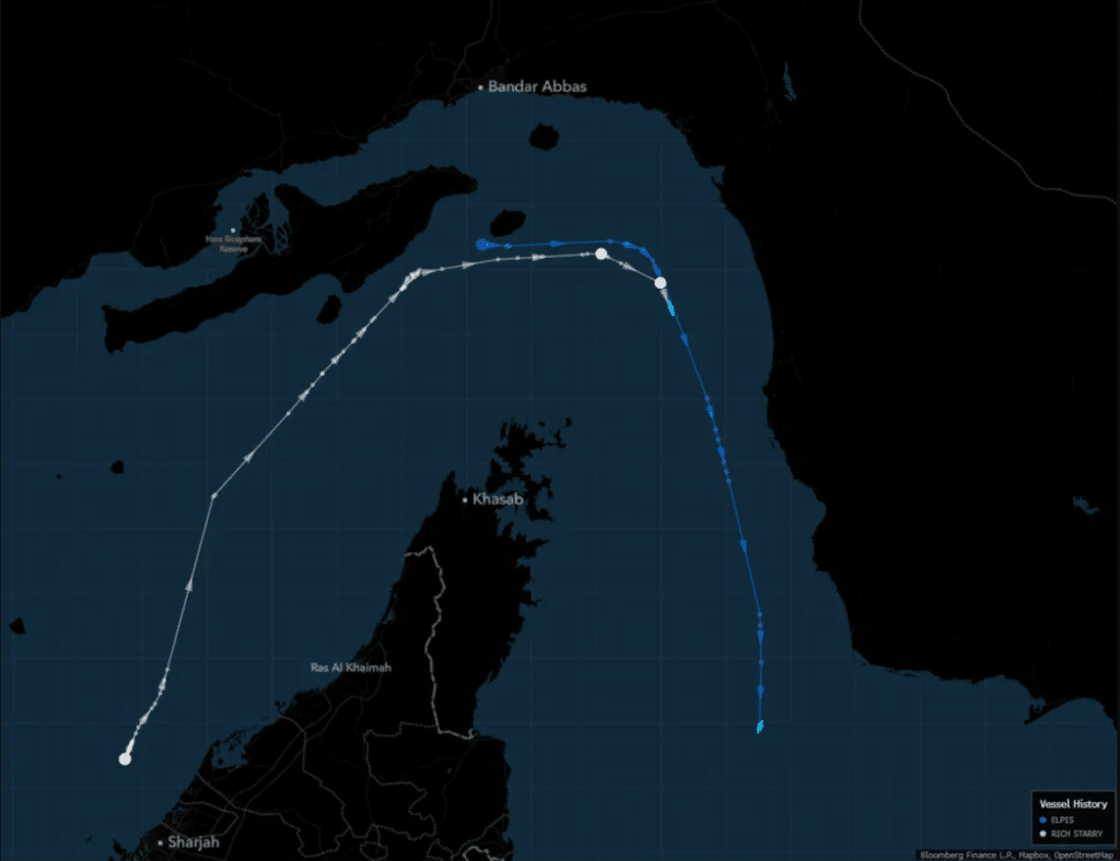 Rich Starry's successful route through the strait