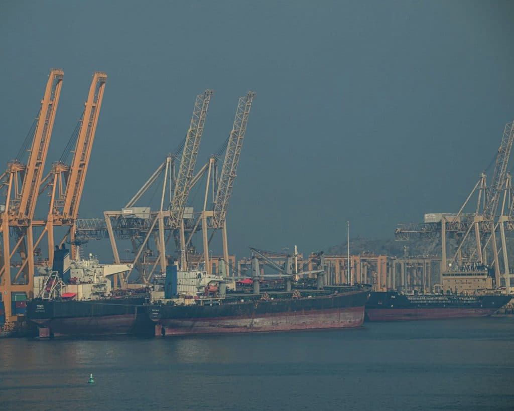 Tankers at UAE port facilities