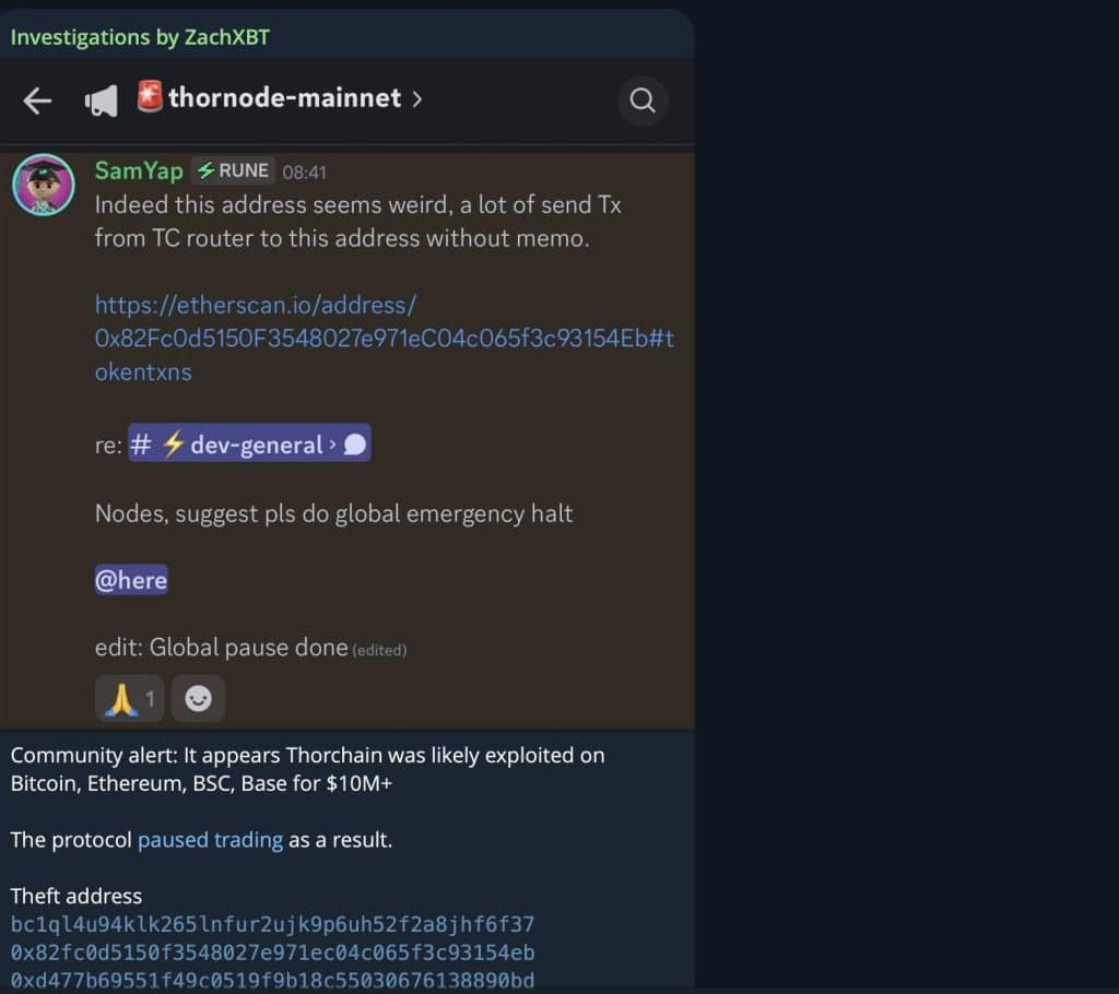 THORChain hack