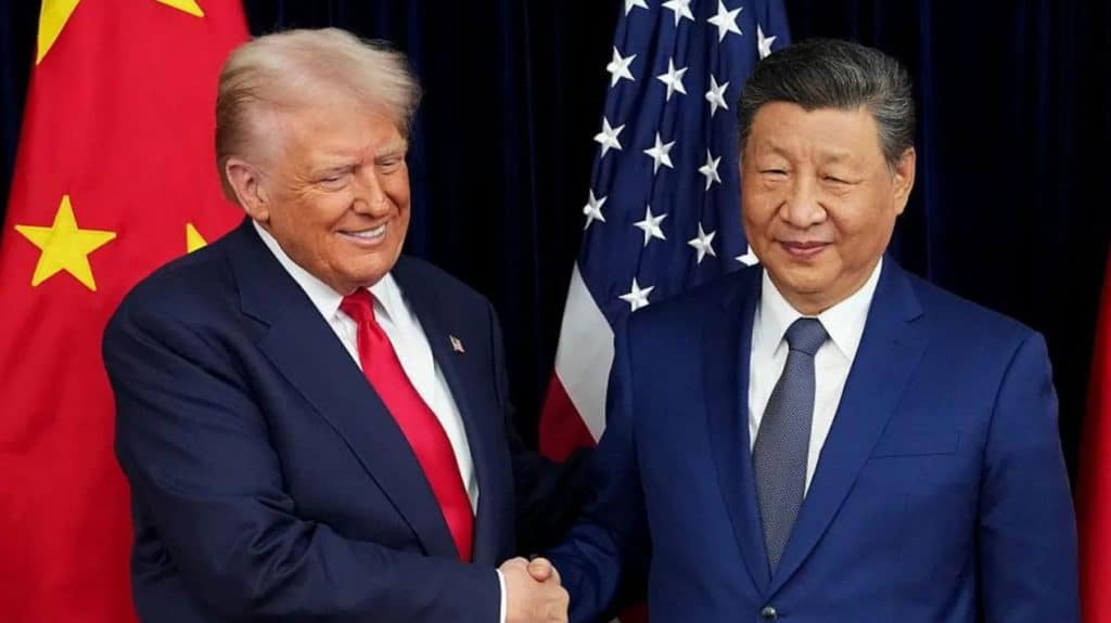 Xi with Trump