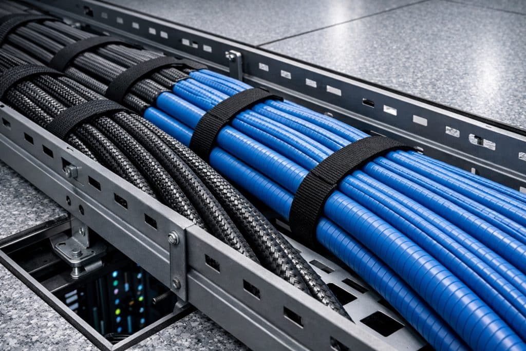 high-tech server room floor AI tokens