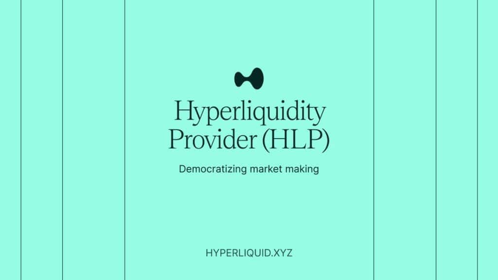 hyperliquid vault written on a green background
