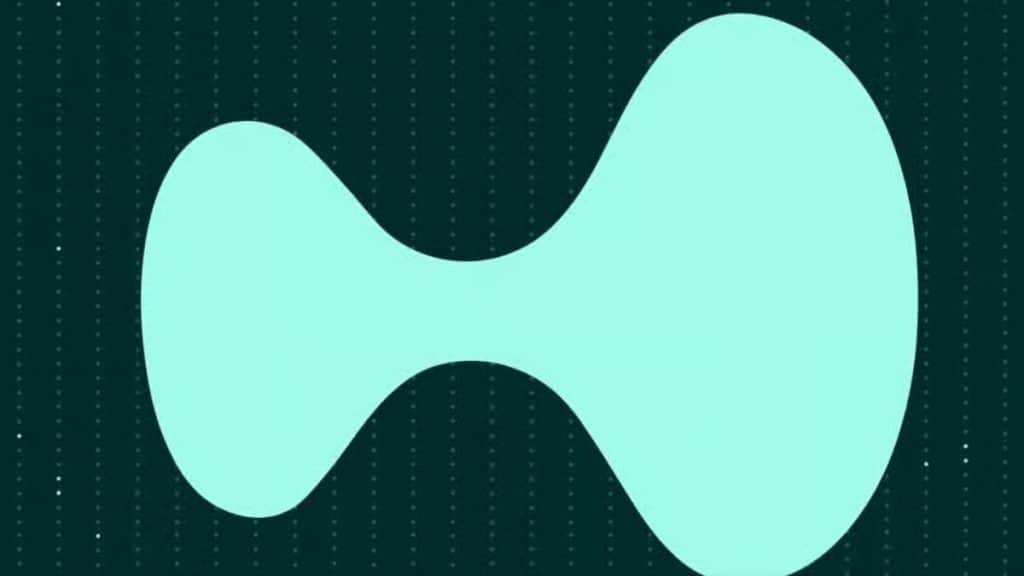 Hyperliquid trading platform logo on a dark digital background