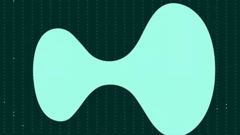 Hyperliquid trading platform logo on a dark digital background