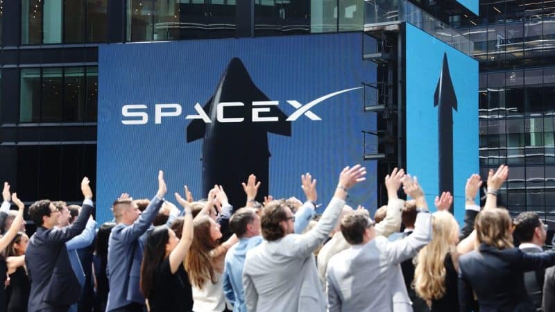 SpaceX stock price