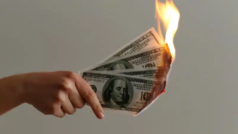 Burning USD de-dollarization