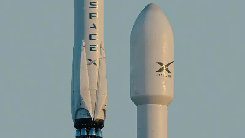 Image of a SpaceX rocket as Cathie Wood stays bullish on SpaceX Share Price, Elon Musk, SpaceX stock, and the SpaceX IPO