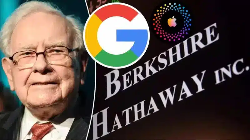 Image of Warren Buffett representing the Warren Buffett Portfolio, Google Stock, AI Stocks, Berkshire Hathaway, and the AI Bubble