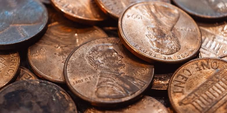 American coins made of copper